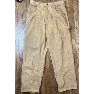 Vintage Loco Street Gear Carpenter Jeans Y2K Baggy Loose Fit Hip Hop Sz 34x31